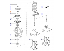 Mutter Federbein OPEL Insignia A u.a.GM-Modelle, Original-Ersatzteil 11569637