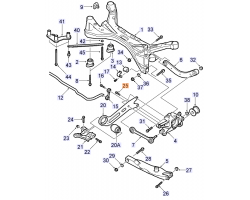 Bolt M14x35 Rear Axle H-Arm Rear Suspension Suspension Arm Crossmember 4-Link Bracket Support Bracket OPEL / VAUXHALL Vectra C / Insignia A CADILLAC BLS