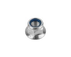 Nut Lock Nut with Plastic-insert with Collar M12x1,75 Zinc-coated, used at: Power Steering Gear / Drag Link End / Axle Crossmember / Steering OPEL / VAUXHALL Universal, Bolt Head / Nut Profile: Outer Hexagon DIN / ISO: 6926