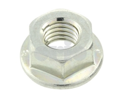 Hexagon nut Genuine SAAB 900 I / 9000 / 9-3 II / 9-5 I Nut with Collar with metric Thread M8 Spanner Size: 13