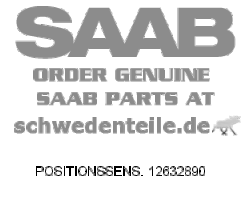 CKP SENSOR for SAAB, Genuine Part - Part #. 12632890