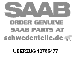 BACK COVER for SAAB, Genuine Part - Part #. 12755477