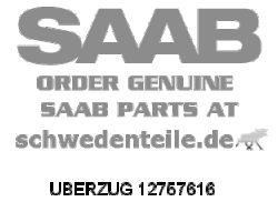 BACK COVER for SAAB, Genuine Part - Part #. 12757616