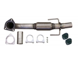 Downpipe Single Tube Flexible / Exhaust Pipe Flexible Part for SAAB 9-3 II 1.8t, 2.0t, 2.0T Model Year 2003-2011 [B207 B207E B207L B207R B207G B207 Biopower]