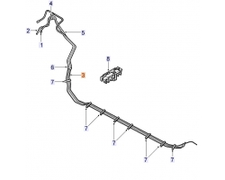 Abdampfrohr Kraftstoffleitung / Benzinleitung Original SAAB 9-5 I 2.0 2.3 Biopower ´05-10