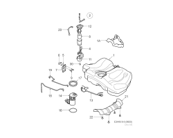 FUEL PIPE for SAAB, Genuine Part - Part #. 12759718