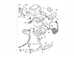 Batteriekabel Minus-Kabel Batterie SAAB 9-5 I Modelljahr 2006 bis 2010 Original-Ersatzteil - OE Nr. 12761495