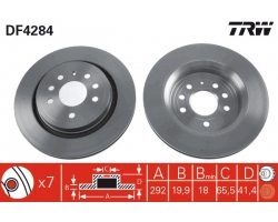 1 Satz Bremsscheiben hinten 16