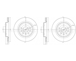 1 Set Rear Brake Discs 16