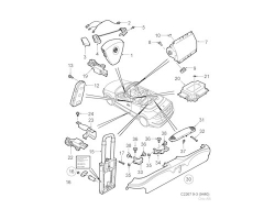 Electronic Unit Control Unit ACM SAAB 9-3 II Convertible, Genuine Part - Part #. 12762953