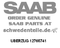 BACK COVER for SAAB, Genuine Part - Part #. 12765741