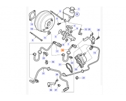 Unterdruckleitung Vakuumleitung SAAB, Original-Ersatzteil - OE Nr. 12766022
