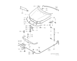 CLIP for SAAB, Genuine Part - Part #. 12768207