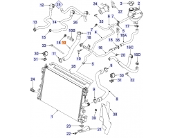 Coolant Hose Outlet SAAB 9-3 II 1.9 TTiD A19DTR Z19DTR 2008-, Genuine Part - Part #. 12770429