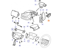 Fühler / Sensor Airbagmodul rechts für SAAB 9-5 I 1998-2010