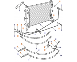 Sealing Ring Genuine SAAB 9-5 I 1998-2010, Installation Positions: Oil Cooler Automatic Transmission, Power Steering Pump, SAAB # 4839932, 12771933