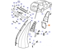 Seal Taillamp / Taillight SAAB 9-3 II Sportcombi ´06-12 Position: Taillight / Body Fitting position: Right side, Genuine Part - Part #. 12774401