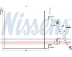 Condenser Air Conditioner AC ACC SAAB 9-3 II 1.9 TTiD A19DTR Z19DTR 2008- OPEL / VAUXHALL Vectra C 2003- / Signum 2003- CADILLAC BLS 2006-