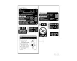 LABEL for SAAB, Genuine Part - Part #. 12776498