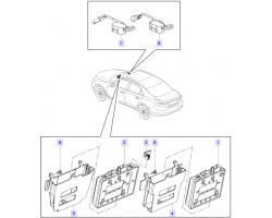 Halter Fernsprecher SAAB 9-5 II, SAAB Original-Ersatzteil