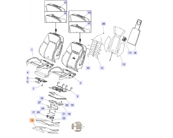 Heating Element / Seat Heating Pad Front Seat Genuine SAAB 9-5 II ´10-11