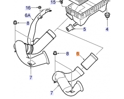 Air Duct Intake Hose Air Filter SAAB 9-3 II 1.8t B207E 2.0t B207L 2.2 TiD D223L Genuine Part - Part #. 12785071