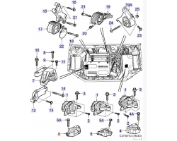 MOTORLAGER für SAAB, Original-Ersatzteil - OE Nr. 12785089