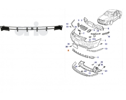 Lower Grille Front Bumper SAAB 9-3 II '03-07