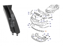 GRILLE for SAAB, Genuine Part - Part #. 12786010