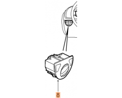 Switch Headlight Headlamp SAAB 9-3 II 2003-2007 For Vehicles with Halogen Lights and without Front Fog Lamps, Genuine Part - Part #. 12786134