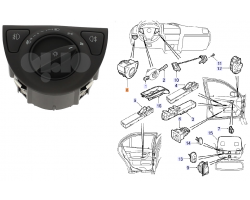 Switch Headlight Headlamp SAAB 9-3 II 2003-2007 Vehicle Equipment: For Vehicles with Fog Lights, for Vehicles without Xenon Light