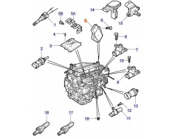 Ionisierungsmodul Zündmodul Sensor OPEL, Original-Ersatzteil 12787708