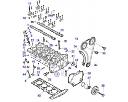 hintere Hebeöse Lasche Motor SAAB 9-3 II B207, Original-Ersatzteil - OE Nr. 12789327