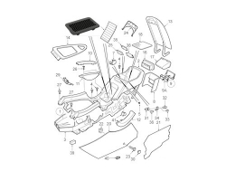 Coin Holder Genuine SAAB 9-3 II ´03-14