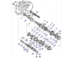 Antriebswelle Welle 5-Gang-Schaltgetriebe OPEL, Original-Ersatzteil 12791536