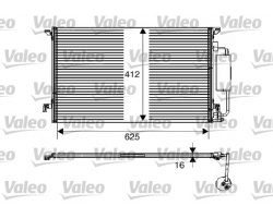 Condenser for Air Conditioner SAAB 9-3 II