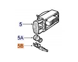 Cable Terminal SAAB 9-3 II AREA 1.0 -  2.5 MM2 Genuine Part - Part #. 12796792