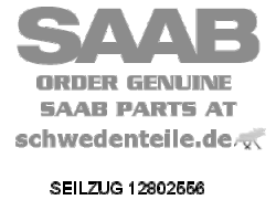 Cable electric Adjustable Seat left SAAB 9-3 II 2004-2012 , Genuine Part - Part #. 12802556