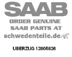 BACK COVER for SAAB, Genuine Part - Part #. 12805826