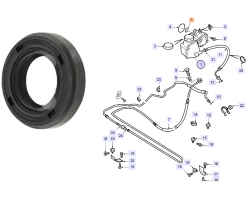 Dichtung Servopumpe Wellendichtring Pumpenwelle SAAB 9-3 II B207 '05-11