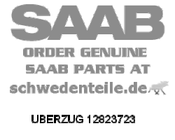 BACK COVER for SAAB, Genuine Part - Part #. 12823723