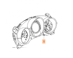 INSTRUMENT / TACHO MONOCHROM SAAB 9-5 II ´10-12