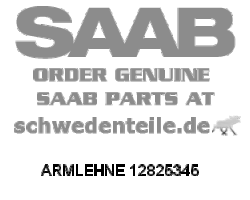 ARM REST for SAAB, Genuine Part - Part #. 12825345