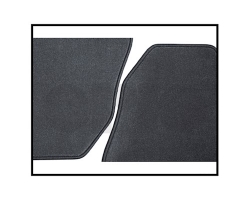 Floor Mat Set black SAAB 9-3 II Convertible , for right-hand-driven Vehicles / RHD Model Year 2011- onwards, Genuine Part - Part #. 12825835