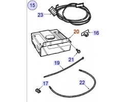 Bracket Dashboard Centre Console Naviagtion SAAB 9-3 II 2003-2006, Genuine Part - Part #. 12830280