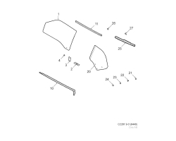 CLAMP for SAAB, Genuine Part - Part #. 12831569