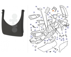 Tassenhalter / Becherhalter / Kaffebecherhalter / Getränkehalter / Dosenhalter SAAB 9-3 II 2003-2014 , Original-Ersatzteil - OE Nr. 12842692