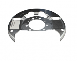 Backing Plate / Cover / Brake Dust Shield Front Brake Disc, suits left or right 15'' Brake. Diameter 285 mm / 11.2 in. Thickness 25 mm / 0.98 in.16'' Brake. Diameter 302 mm / 11.9 in. Thickness 28 mm / 1.10 in OPEL / VAUXHALL, Genuine Part 12847526