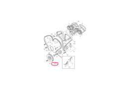 Riemenscheibe SAAB 9-5 I 3.0 V6 turbo B308E, Original-Ersatzteil - OE Nr. 13101722