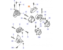 Engine Bracket Engine Mounting left, for Vehicles with Manual Transmission, OPEL / VAUXHALL / CADILLAC BLS 1.9 Turbodiesel 8V 1.9 Turbodiesel 16V 1.9 CDTI Z19DT Z19DTH Z19DTR A19DTR, Genuine Part 13112024